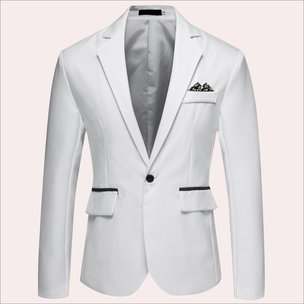 James | Men’s Modern Formal Business Blazer - Samberule
