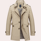 Jason | Slim Fit Double Breasted Trench Coat Men - Samberule
