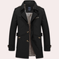 Jason | Slim Fit Double Breasted Trench Coat Men - Samberule
