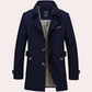 Jason | Slim Fit Double Breasted Trench Coat Men - Samberule
