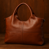 Laurie - Vegan Leather Structured Handbag - Samberule
