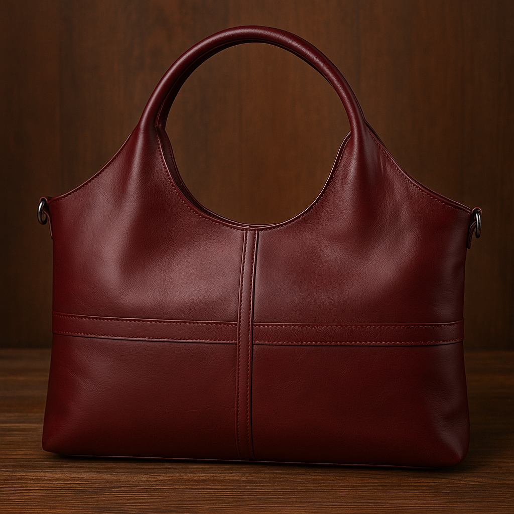 Laurie - Vegan Leather Structured Handbag - Samberule