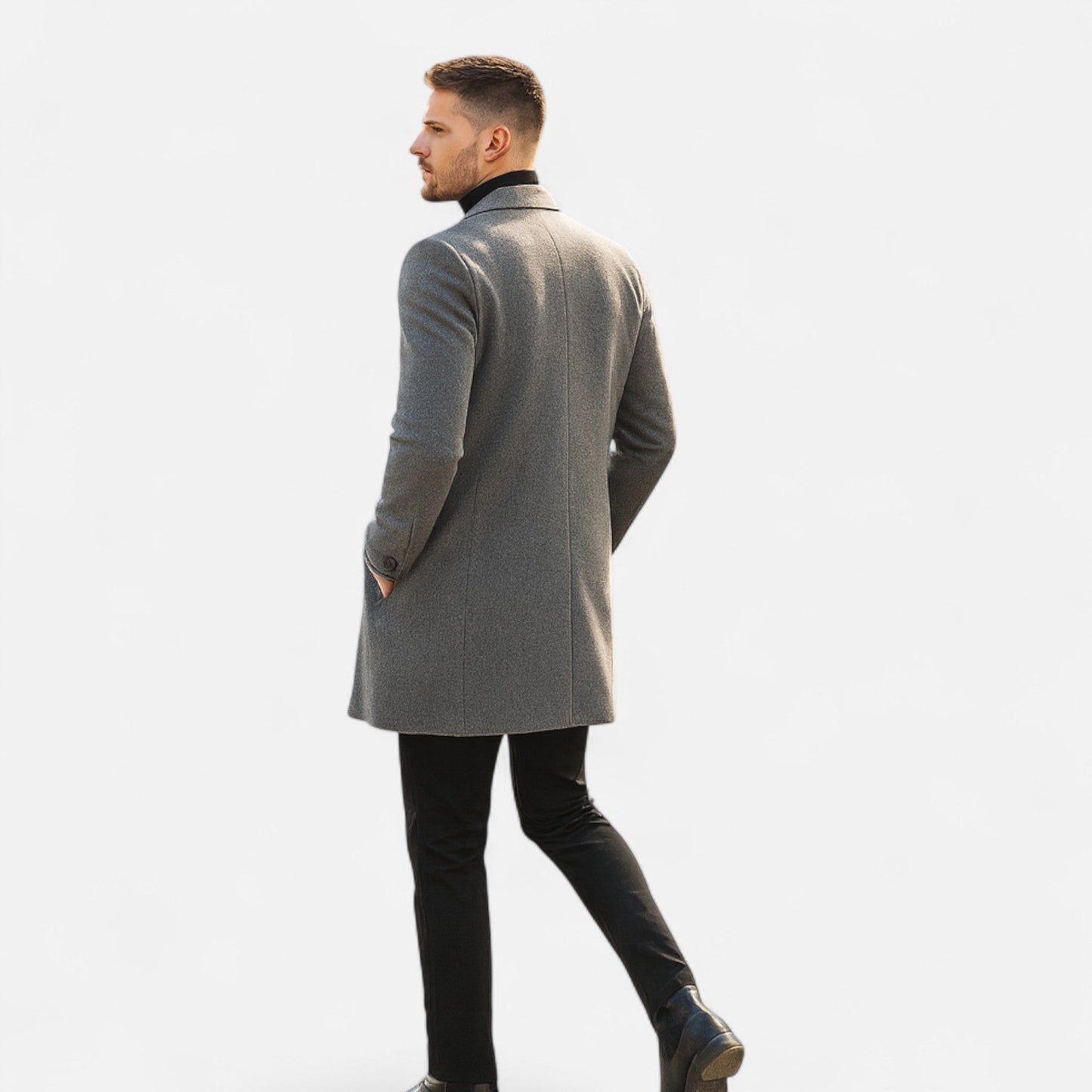Men's Timeless Wool Overcoat