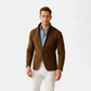 Men's Retro Wool Stand-Collar Jacket