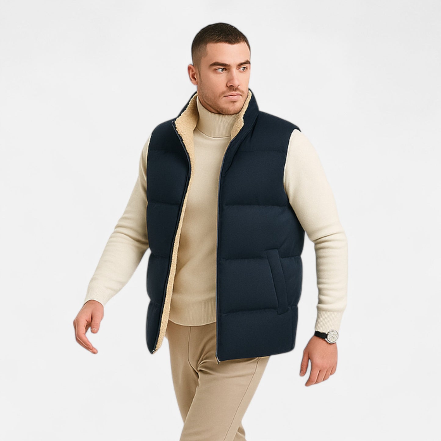 Men's Lambswool Winter Vest