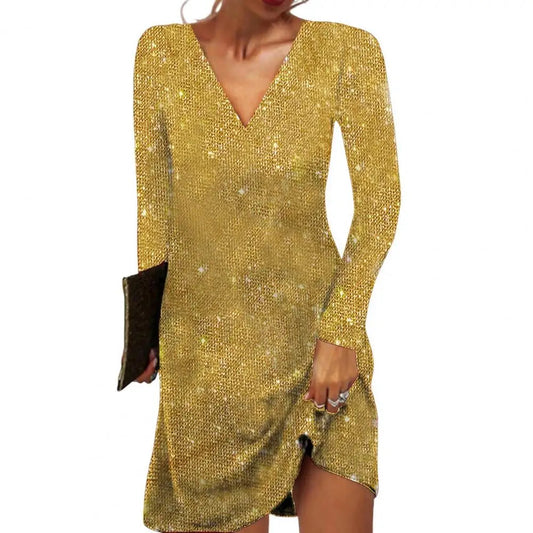 Eleanor | Women’s Elegant V-Neck Wrap Dress