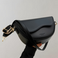 Emma - Vegan Leather Curved Flap Crossbody Bag - Samberule