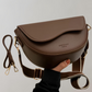 Emma - Vegan Leather Curved Flap Crossbody Bag - Samberule