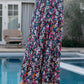 Reilly Maxi Skirt | Navy Flower Print