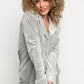 Klara Ribbed Velvet Pajama Set | Sage