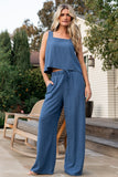 Sparrow Tank + Pants Set | Deep Blue