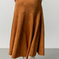 Tona Faux Suede Skirt | Camel