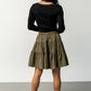 Ebba Short Skirt | Olive