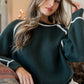 Ava Knit Sweater | Dark Green
