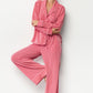 Eloise Ribbed Pajama Set | Pink