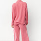 Eloise Ribbed Pajama Set | Pink