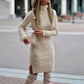Lena – Elegant Winter Knit Dress - Samberule