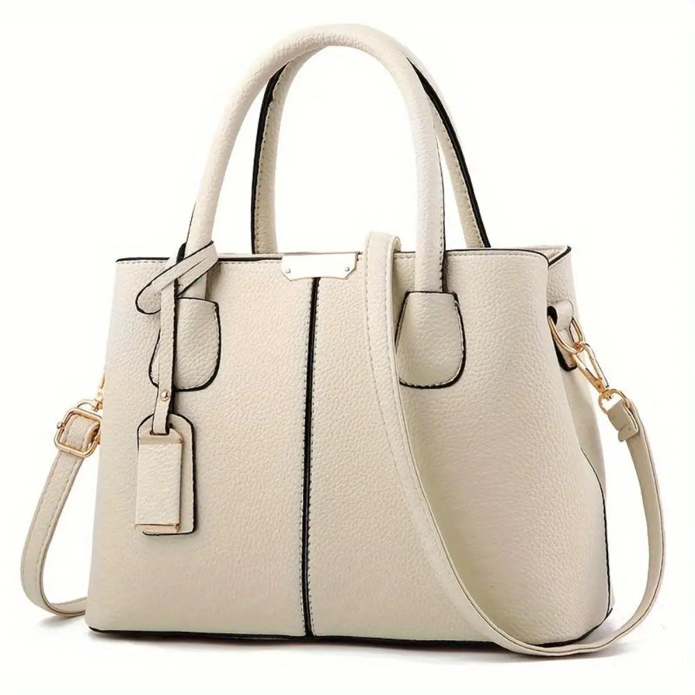 Martha - Vegan Leather Structured Handbag - Samberule
