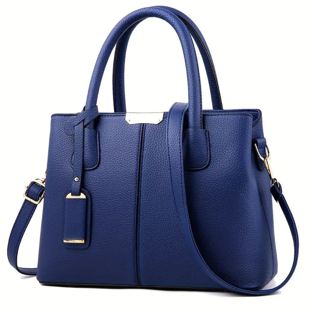 Martha - Vegan Leather Structured Handbag - Samberule