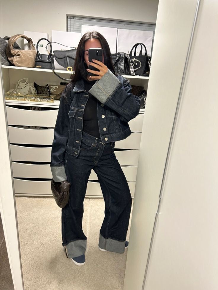 Lauren | Women’s Spring Cropped Jacket Pants Set - Samberule