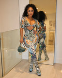 TAYA Two-piece Flared Jumpsuit