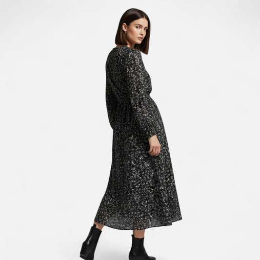 Women’s Autumn Chiffon Elegance Dress - Samberule