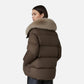 Women’s Puffer Jacket with Fur-Collar - Samberule