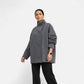 Women's Short Coat with Chic High Collar - Samberule