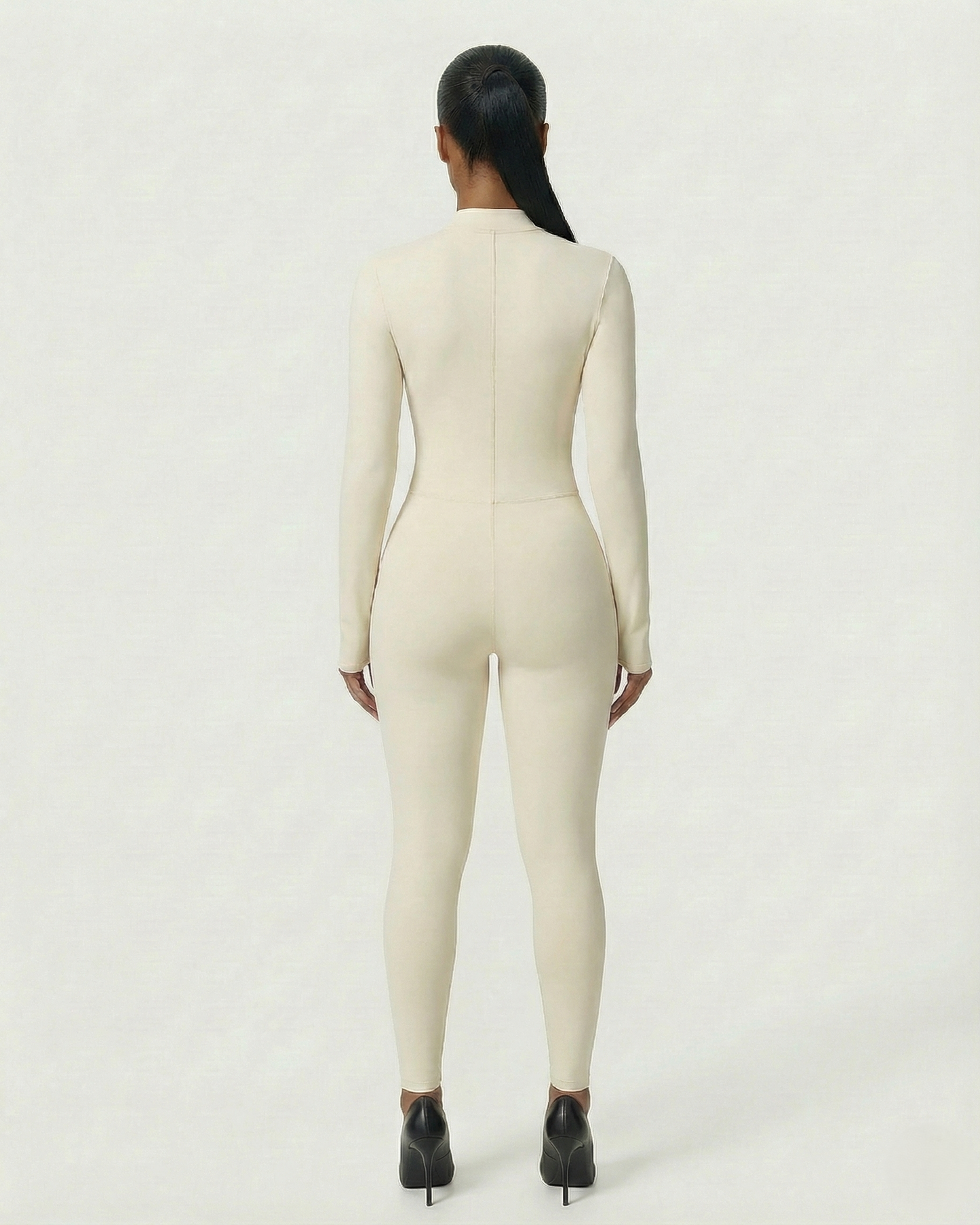 LUVINA Zip-Up Jumpsuit