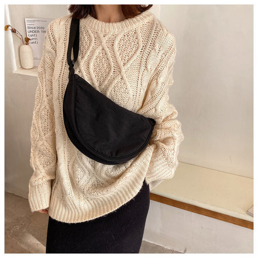 Nevaeh - Crescent Crossbody Bag - Samberule