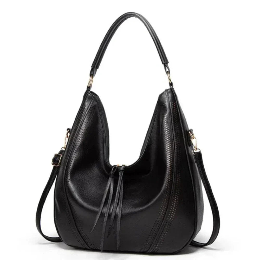 Jean - Vegan Leather Slouchy Hobo Bag - Samberule