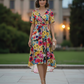 Kathy - Wrap Midi Dress - Samberule