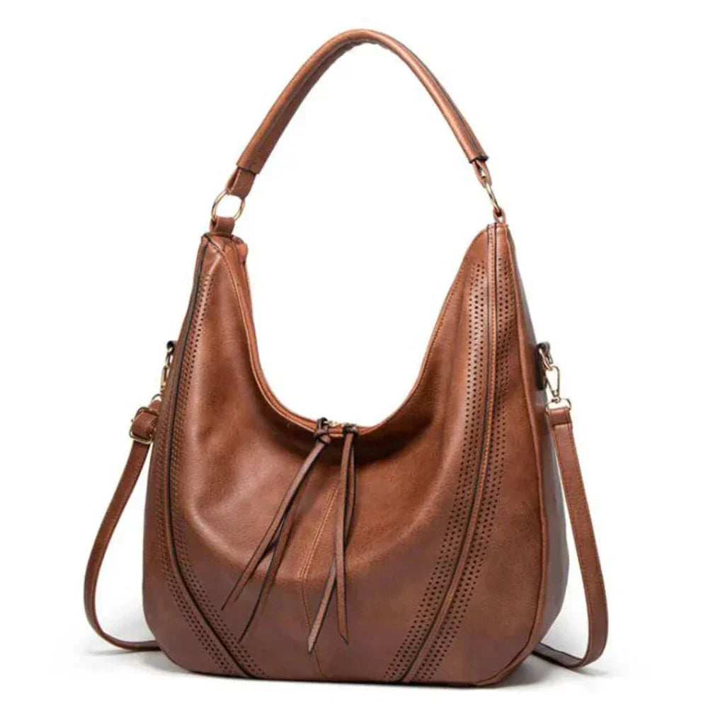 Jean - Vegan Leather Slouchy Hobo Bag - Samberule