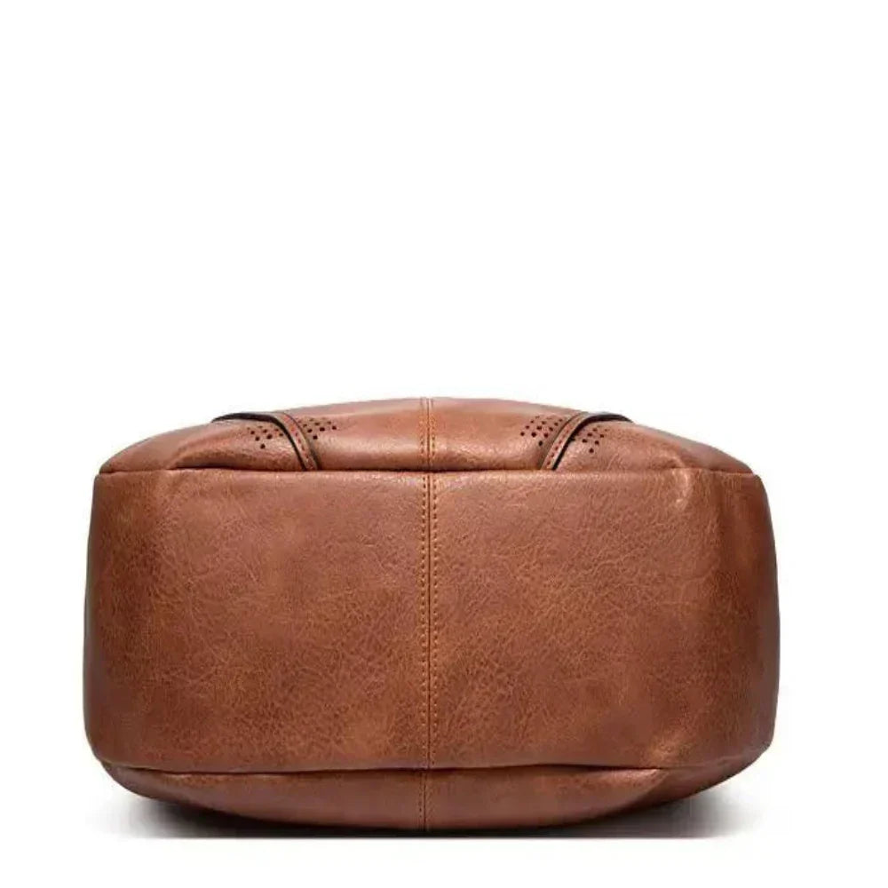 Jean - Vegan Leather Slouchy Hobo Bag - Samberule