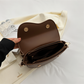 Emma - Vegan Leather Curved Flap Crossbody Bag - Samberule