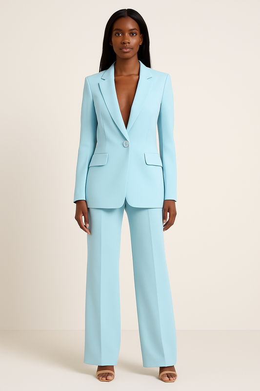 Ella | Chic Formal Suit Set with Tailored Long Blazer for Women - Samberule