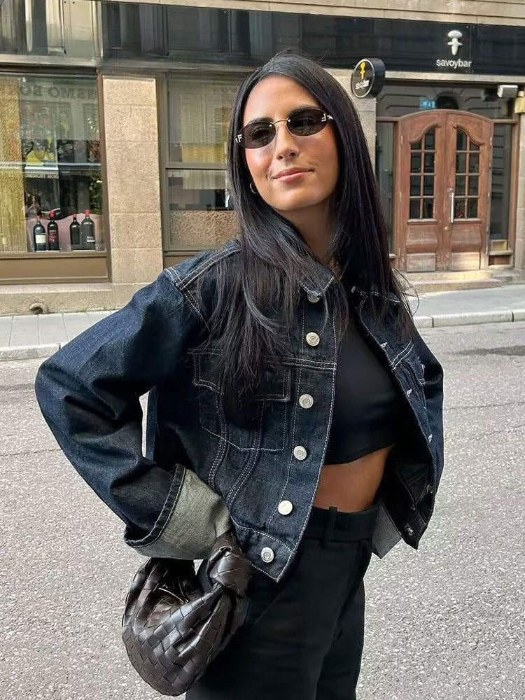 Lauren | Women’s Spring Cropped Jacket Pants Set - Samberule