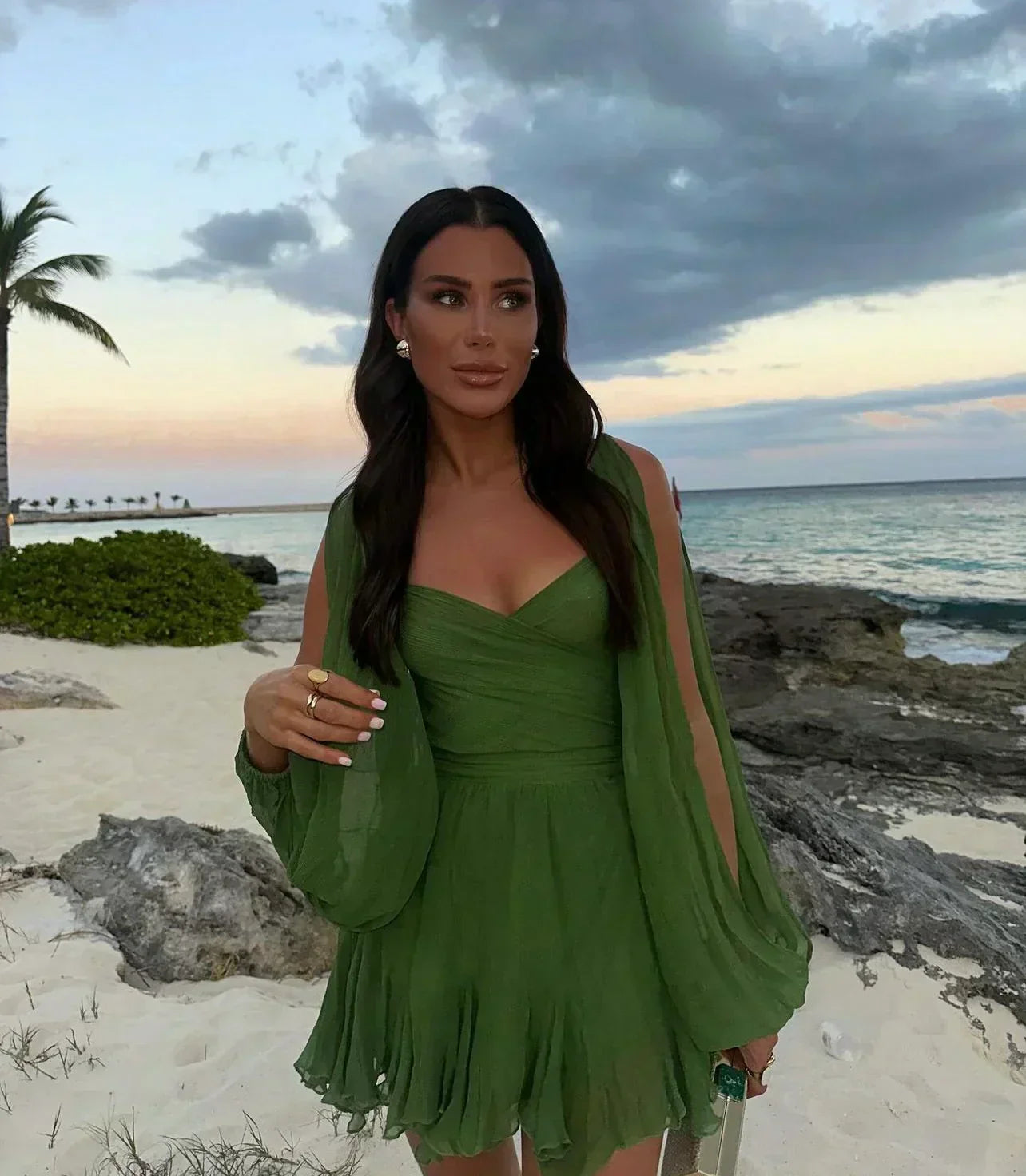 Stella - Wrap Mini Dress - Samberule