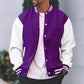Timothy | Men’s Retro Letterman Style Varsity Jacket - Samberule