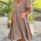 Julie - Tiered V-Neck Dress - Samberule