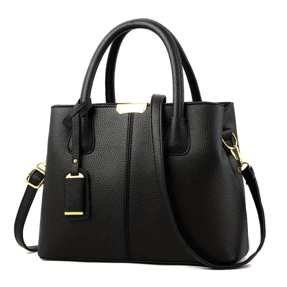 Martha - Vegan Leather Structured Handbag - Samberule