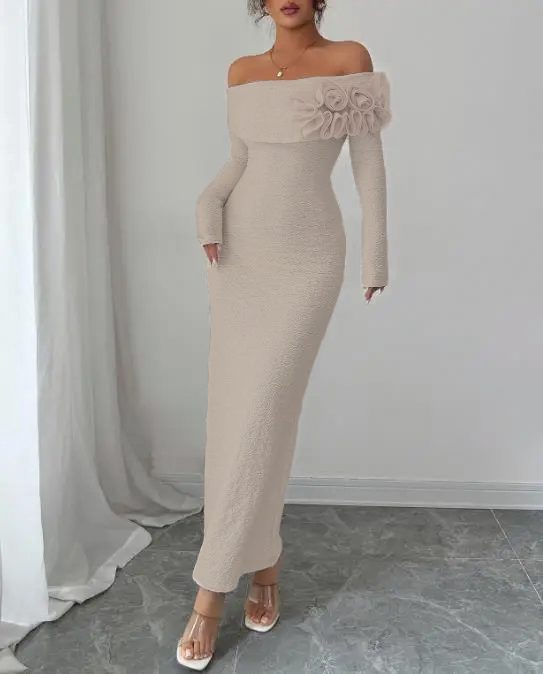 Jade - Off shoulder Bodycon Dress - Samberule