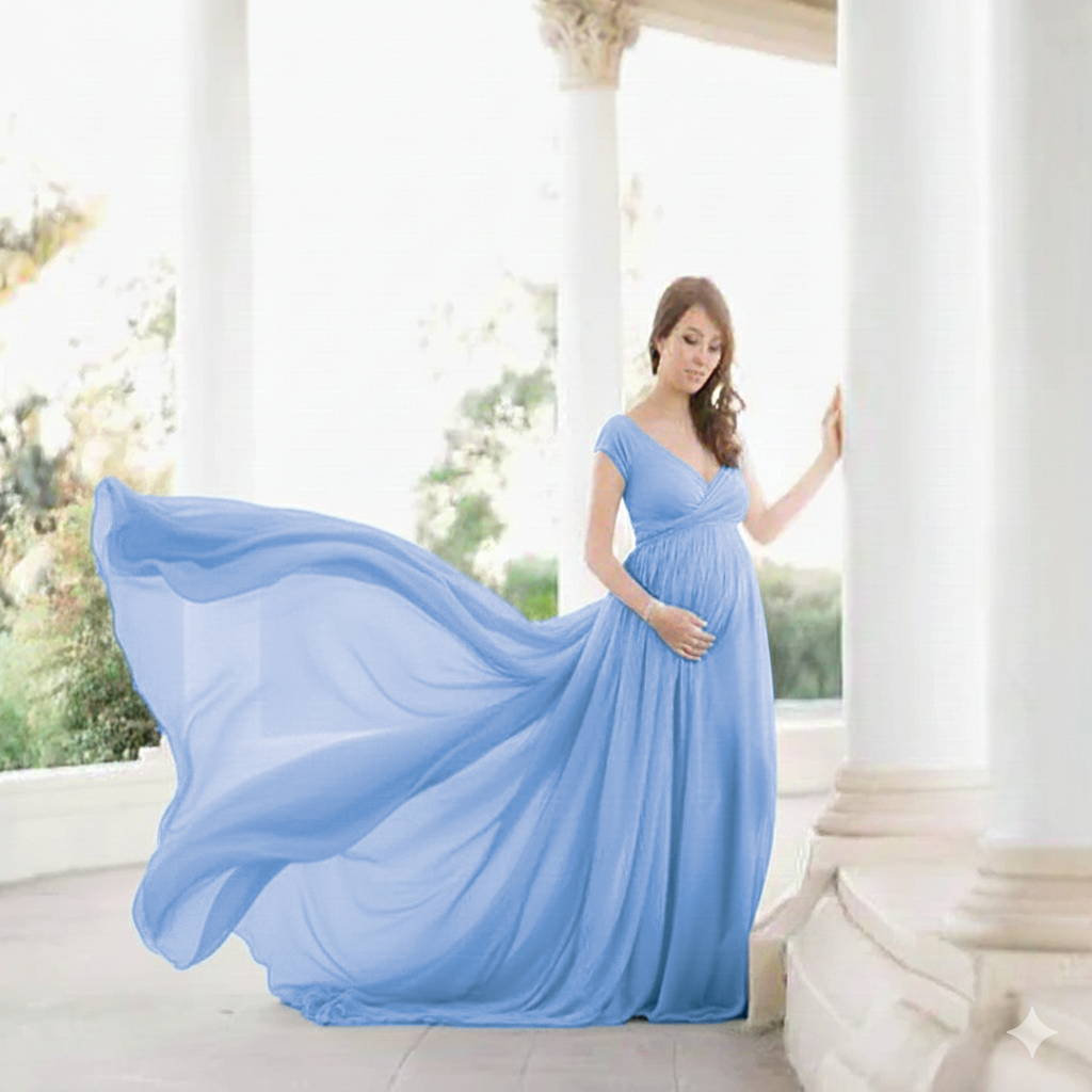 Cynthia Maternity Gown Dress - Samberule