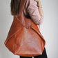 Heather - Vegan Leather Tote Bag - Samberule