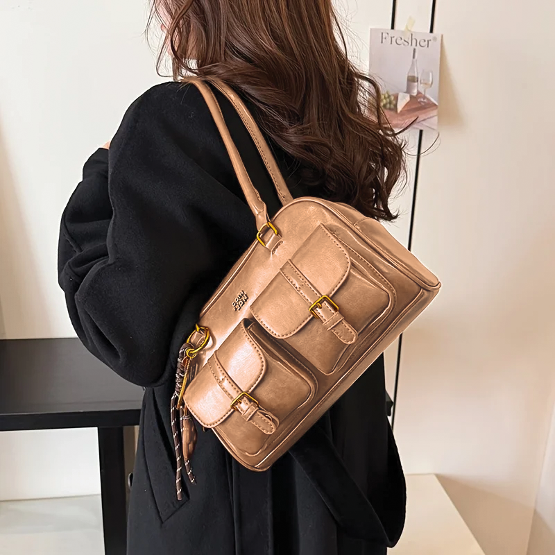 Katherine - Vegan Leather Shoulder Bag - Samberule