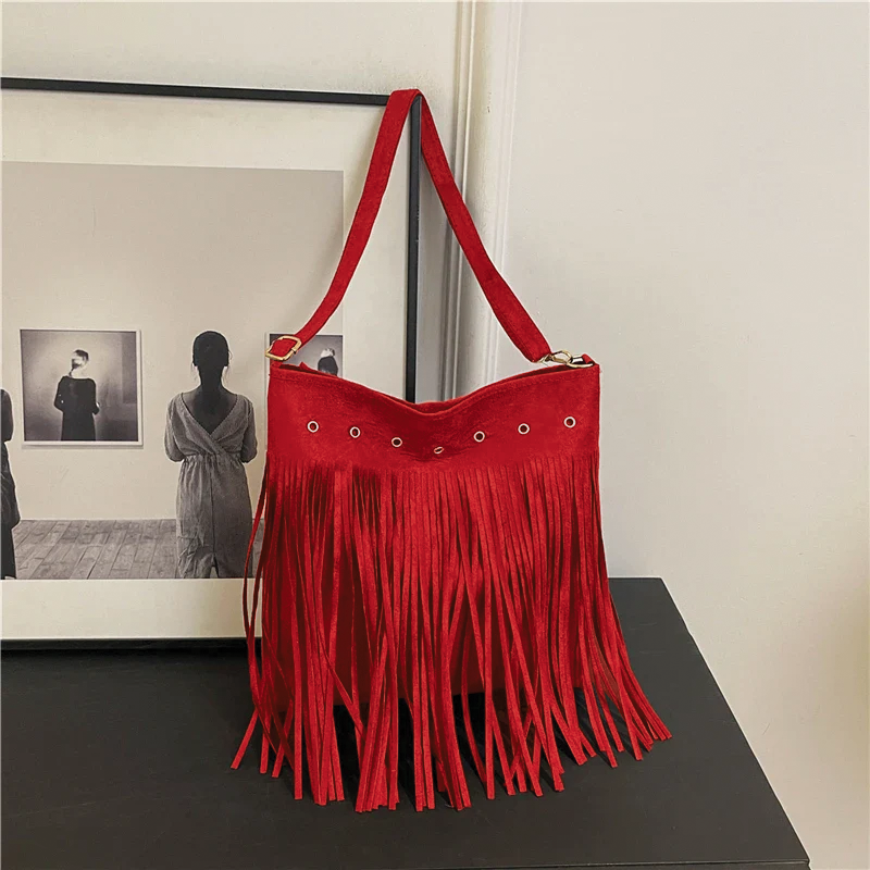 Maria - Fringe Shoulder Bag - Samberule