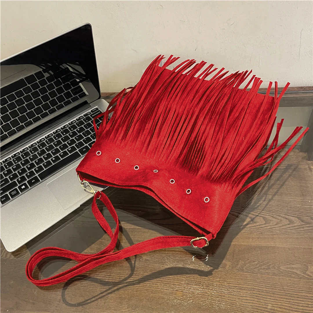 Maria - Fringe Shoulder Bag - Samberule