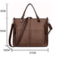 Delilah - Vegan Leather Structured Tote Handbag - Samberule