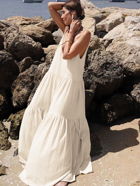 Evelyn - Sleeveless Maxi Sundress - Samberule