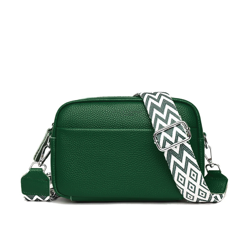 Stella - Pebbled Leather Crossbody Bag - Samberule